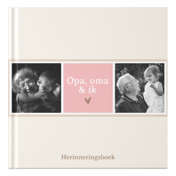 Ontwerp Je Eigen Opa, Oma & Ik Herinneringsboek Sweet Squares (3)