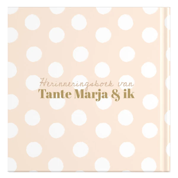 Ontwerp Je Eigen Tante & Ik Herinneringsboek Dotty Dots (2)