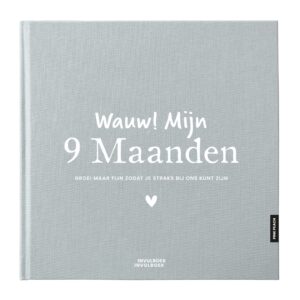 Pink Peach Mijn 9 Maanden Dagboek Linnen Sky (1)