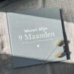 Pink Peach Mijn 9 Maanden Dagboek Linnen Sky (5)