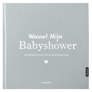 Pink Peach Mijn Babyshower Boek Linnen Sky (1)