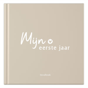 Fyllbooks Babyboek Mijn Eerste Jaar Beige