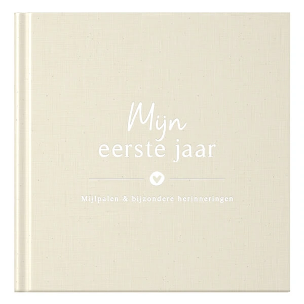 Fyllbooks Babyboek Mijn Eerste Jaar Linnen Beige (4)