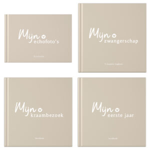 Fyllbooks Invulboeken Voordeelset 'zwanger' Beige 2