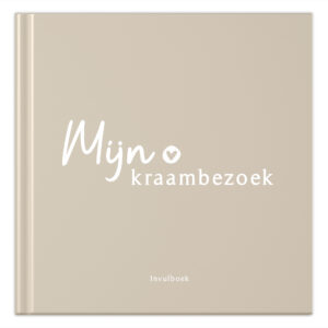 Fyllbooks Kraambezoekboek Beige