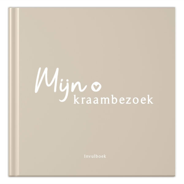 Fyllbooks Kraambezoekboek Beige