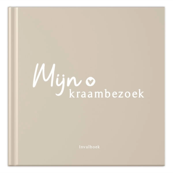 Fyllbooks Kraambezoekboek Beige
