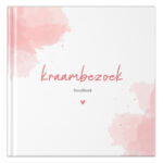 Fyllbooks Kraambezoekboek Watercolour Roze (1)