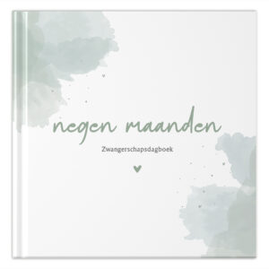 Fyllbooks Mijn 9 Maanden Dagboek Watercolour Groen (1)