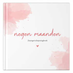 Fyllbooks Mijn 9 Maanden Dagboek Watercolour Roze (1)