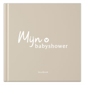 Fyllbooks Mijn Babyshower Boek Beige