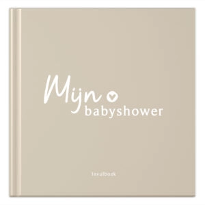 Fyllbooks Mijn Babyshower Boek Beige