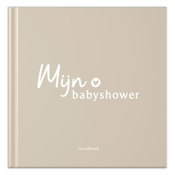 Fyllbooks Mijn Babyshower Boek Beige