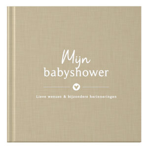 Fyllbooks Mijn Babyshower Boek Linnen Taupe (4)
