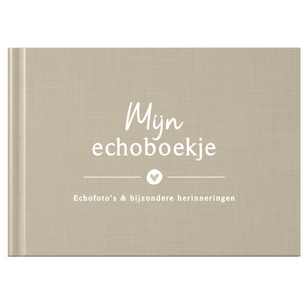 Fyllbooks Mijn Echoboekje Linnen Taupe (1)