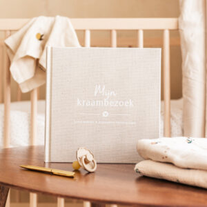 Fyllbooks Mijn Kraambezoekboek Linnen Beige