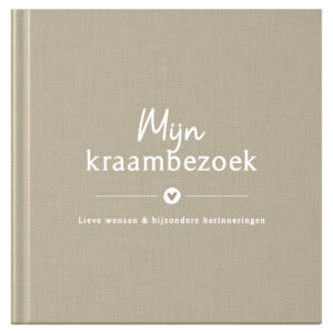 Fyllbooks Mijn Kraambezoekboek Linnen Taupe (1)