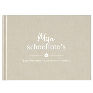 Fyllbooks Mijn Schoolfotoboek Linnen Beige (1)