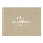 Fyllbooks Mijn Schoolfotoboek Linnen Taupe (6)