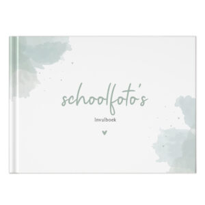 Fyllbooks Mijn Schoolfotoboek Watercolour Groen (1)