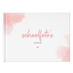 Fyllbooks Mijn Schoolfotoboek Watercolour Roze (1)