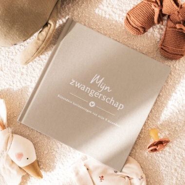 Fyllbooks Mijn Zwangerschapsdagboek – Linnen Taupe