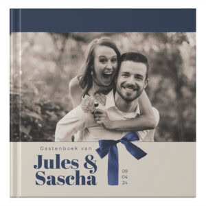 Gepersonaliseerd gastenboek bruiloft