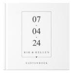 Ontwerp Je Eigen Gastenboek Bruiloft Modern Date (3)