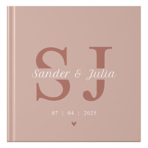 Ontwerp Je Eigen Gastenboek Bruiloft Sweet Initials (3)