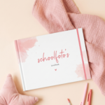 Schoolfotos Watercolour Roze