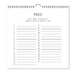 Verjaardagskalender Vierkant Krúskes Maaie