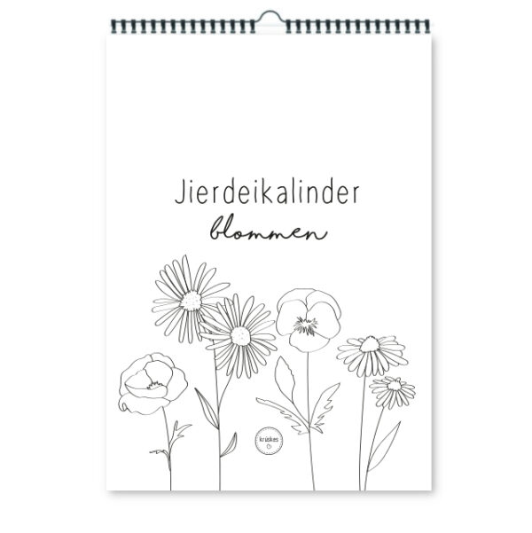 Voorkant Kalender Bloemen