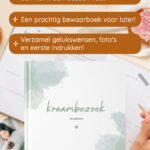 Kraambezoekboek Watercolour Groen Af2 Emotiegericht