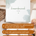 Zwangerschapsdagboek Watercolour Af2 Groen Emotiegericht