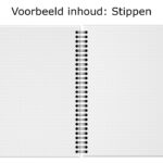A5 Stippen Binnenkant Inhoud Mockup