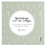 Fyllbooks Afscheidsboek Collega Universele Kaders Voor 62 Personen Twigs (2)