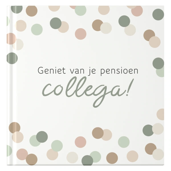 Fyllbooks Afscheidsboek Pensioen 25 Personen Confetti (1)