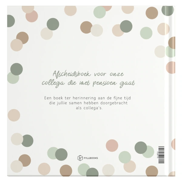 Fyllbooks Afscheidsboek Pensioen 25 Personen Confetti (2)