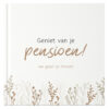 Fyllbooks Afscheidsboek Pensioen 25 Personen Flowers (1)