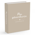 Fyllbooks Bewaarbundel Geboortekaartjes Taupe A5 (1)