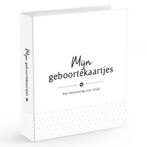 Fyllbooks Bewaarbundel Geboortekaartjes Zwart Wit A5 (1)