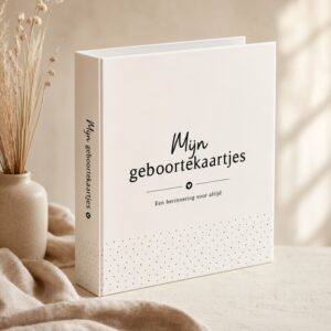 Fyllbooks Bewaarbundel Geboortekaartjes Zwart Wit A5