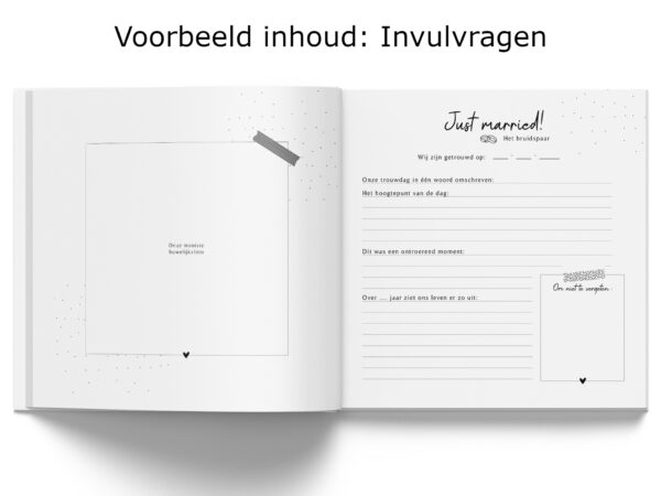 Fyllbooks Gastenboek Bruiloft Met Binnenwerk Invulvragen (1)