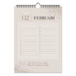Fyllbooks Verjaardagskalender Beige (5)