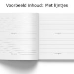 Fyllbooks Afscheidsboek Collega Met Binnenwerk Lijntjes