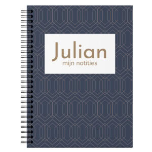 Ontwerp Je Eigen Bullet Journal Geometric Blue (1)