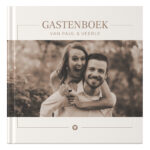 Ontwerp Je Eigen Gastenboek Universeel Brown Heart (1)