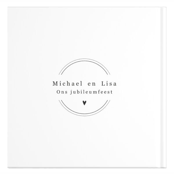Ontwerp Je Eigen Gastenboek Universeel Chique Stamp (1)
