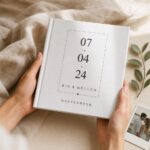 Ontwerp Je Eigen Gastenboek Bruiloft Modern Date 20 Tot 196 Personen (3)