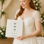 Ontwerp Je Eigen Gastenboek Bruiloft – Modern Date – 20 Tot 196 Personen